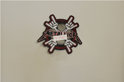 Metallica Metal Horns Patch Standard (500x500), Png Download