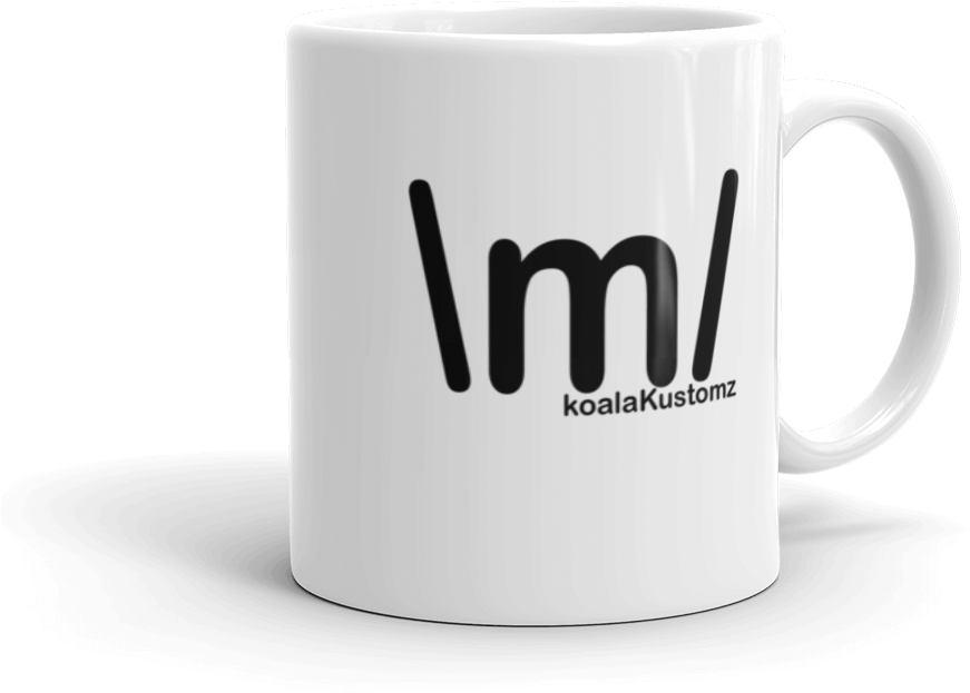 Horns Up, Heavy Metal Mug - Mug (1000x1000), Png Download