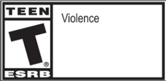 ©2018, Epic Games, Inc - Esrb Teen Violence Blood (600x303), Png Download