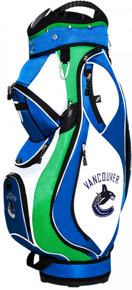 Vancouver Canucks Cart Golf Bag - Vancouver Canucks Golf Bag (455x1000), Png Download
