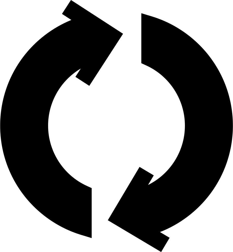 Round Arrows - - Youtube Black Logo Render (906x980), Png Download