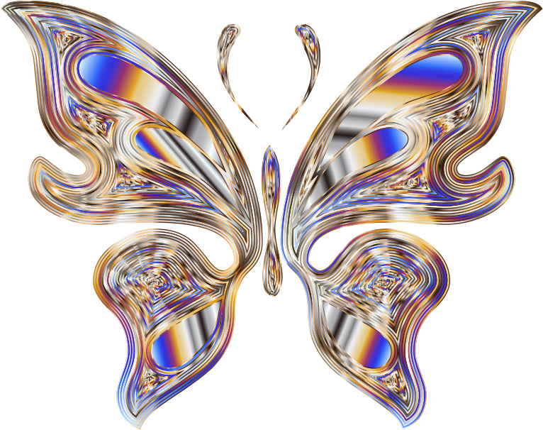 Medium Image - Transparent Background Png Butterflies (766x606), Png Download