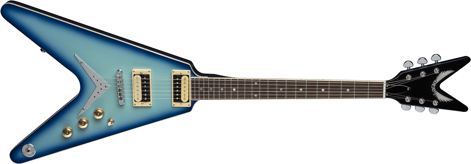 Dean Guitars Image - Dean V (1600x589), Png Download