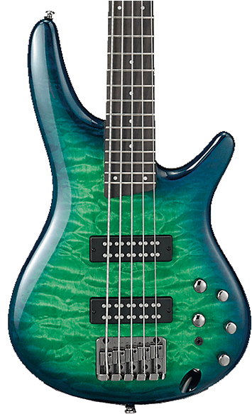 Ibanez Sr405eqm 5-string Bass Surreal Blue Burst - Ibanez Bass (620x620), Png Download