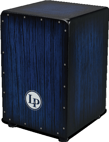 Lp Aspire Cajon Blue Burst Streak - Latin Percussion (604x550), Png Download