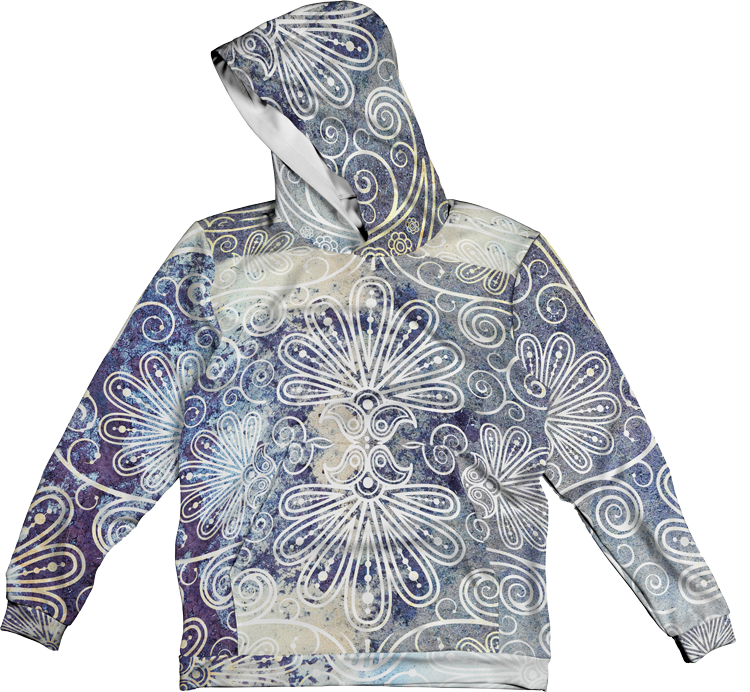 Paisley Pattern 3d Hoodie - Makanahele Ornate 3 Shower Curtain (750x692), Png Download
