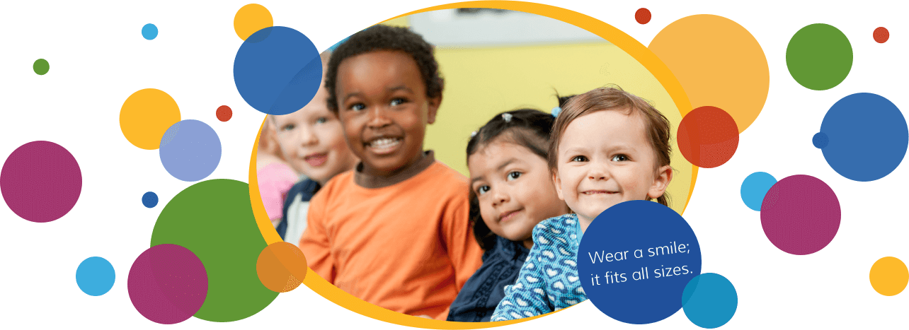 Mn Happy Children - Young Children (1284x467), Png Download