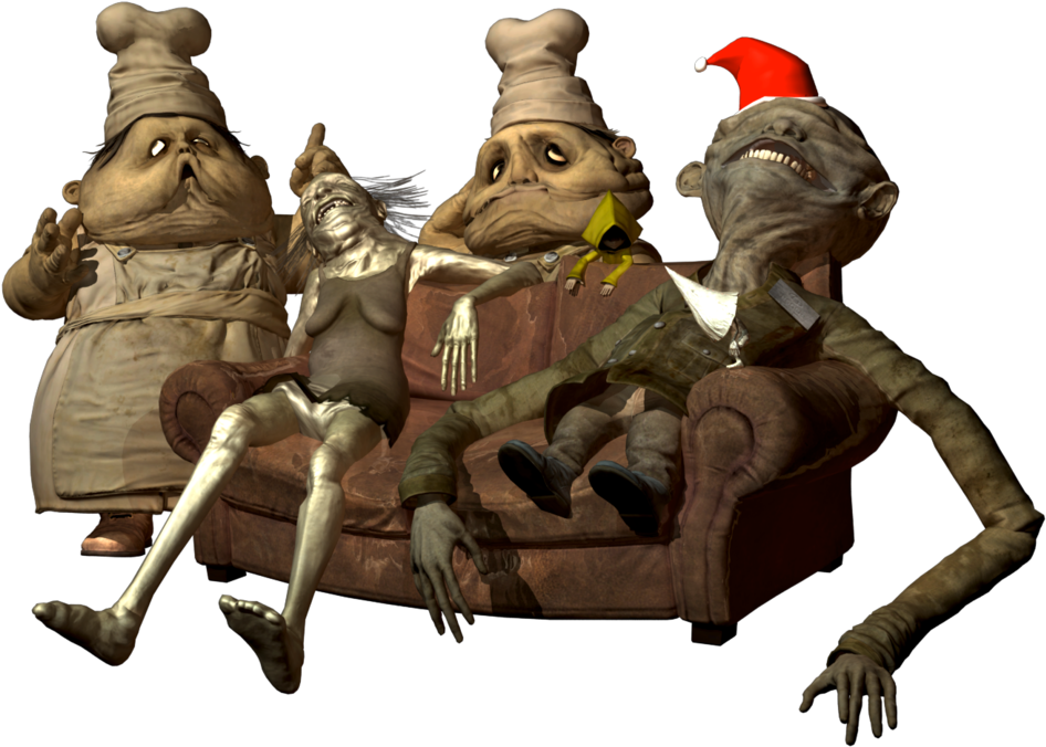 Image Result For Little Nightmares Chef Real Face Yandere - Little Nightmares Twin Chefs (1024x710), Png Download