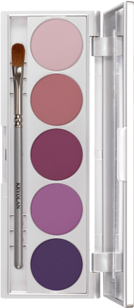 Kryolan Shades Are Eye Shadows In An Elegant Mirror - Kryolan Hd Makeup Products (350x450), Png Download