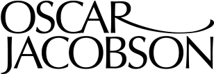 Oscar Jacobson Brand Logo - Oscar Jacobson Logo (600x201), Png Download