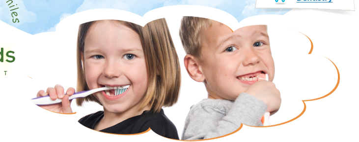 Kids Brushing Their Teeth (731x291), Png Download