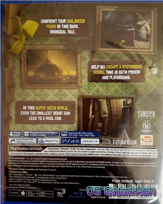 Top Rated Offer Little Nightmares - Namco Bandai Little Nightmares Ps4 Game (700x700), Png Download