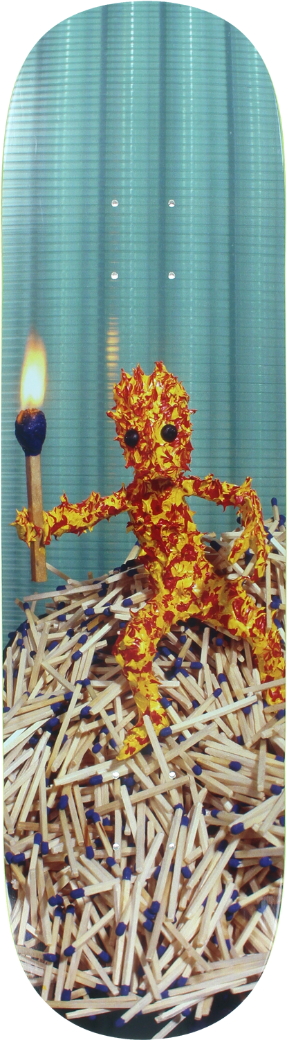 Alien Workshop Icon Match Man Skateboard Deck - Alien Workshop Match Man Skateboard Deck - 8.25" (1500x1500), Png Download