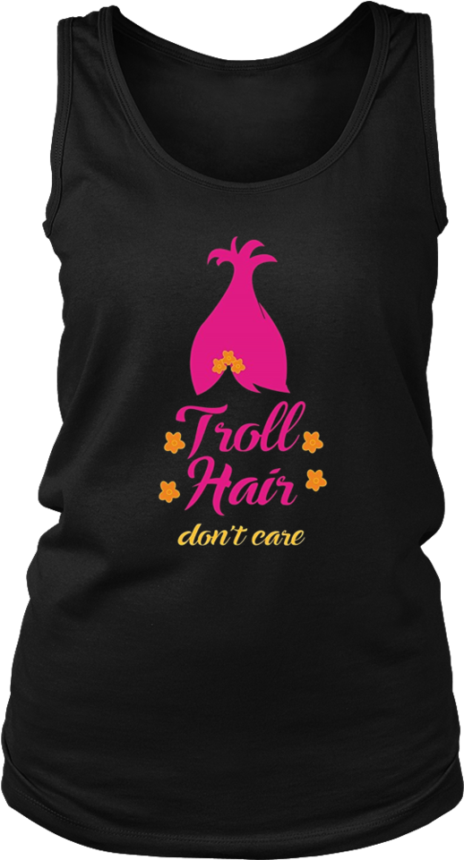 Troll Hair Don't Care Shirt - T-shirt (960x960), Png Download