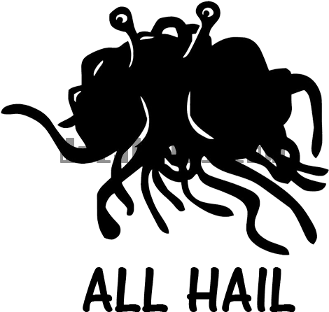 All Hail Fsm - Flying Spaghetti Monster Symbols (500x500), Png Download