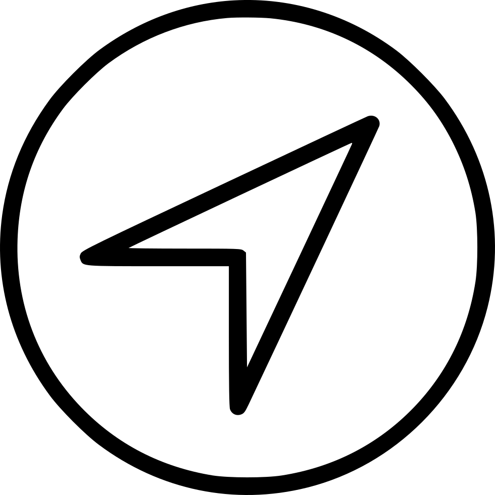 Arrow Circle Cursor Right Up Comments - Tool (980x980), Png Download