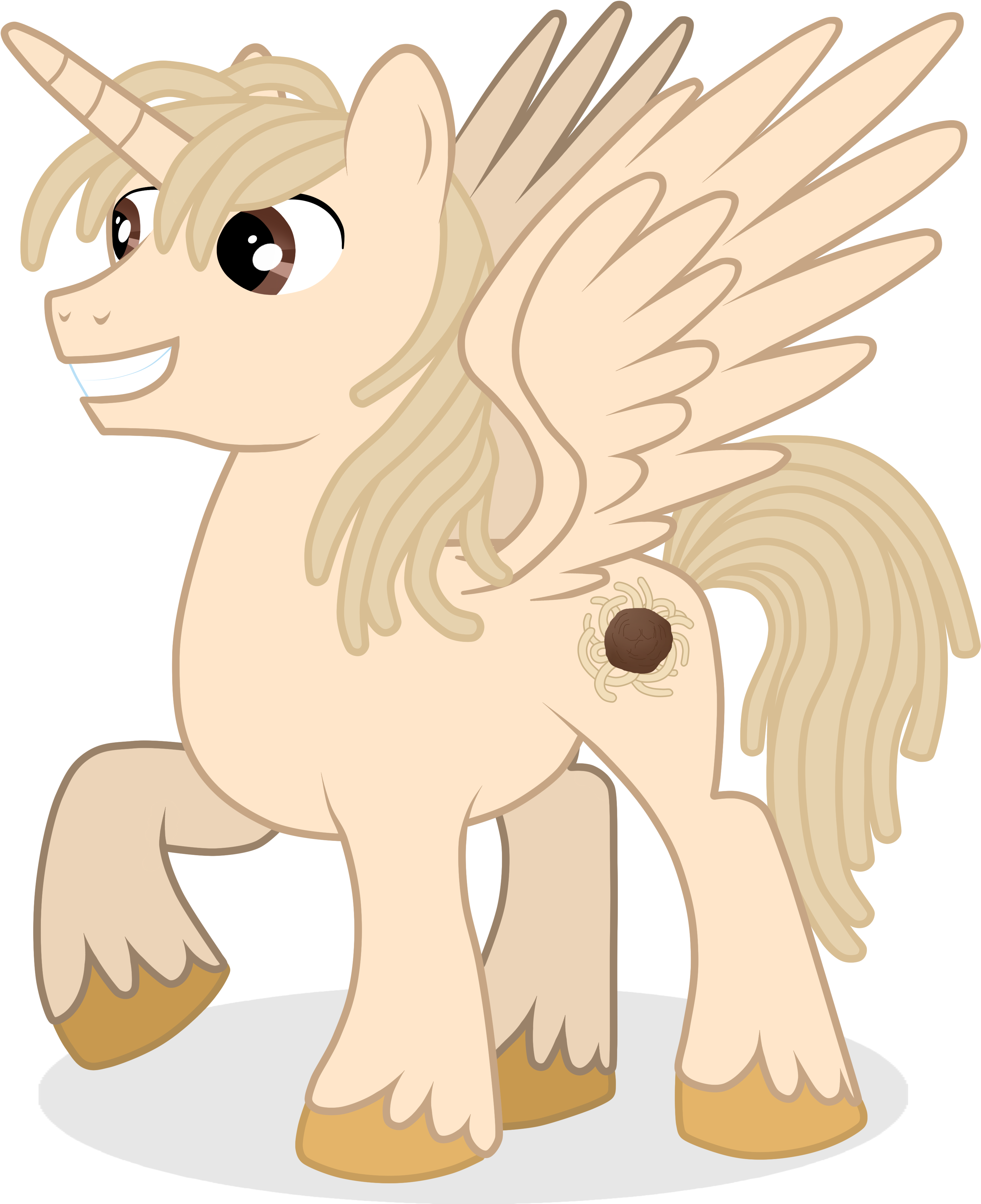 Mlp Песочница Mlp Art Понификация Flying Spaghetti - My Little Pony: Friendship Is Magic (4000x4000), Png Download