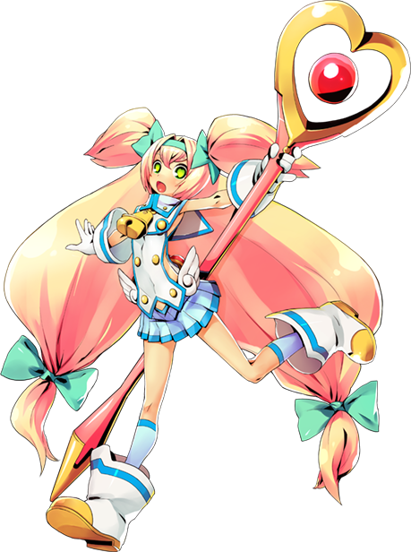 Bbcf Platinum Portrait - Platinum The Trinity Central Fiction (459x616), Png Download