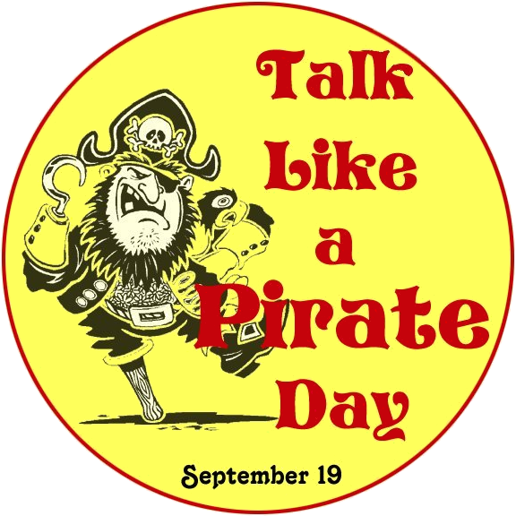 Talk Like A Pirate Day - Talk Like A Pirate Day 2018 (576x576), Png Download