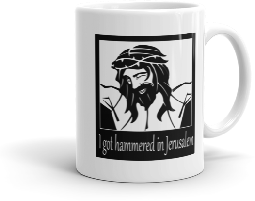 Hammered In Jerusalem - Ich Bin Die Weise, Die Wahrheit Und Das Leben Postkarte (600x600), Png Download