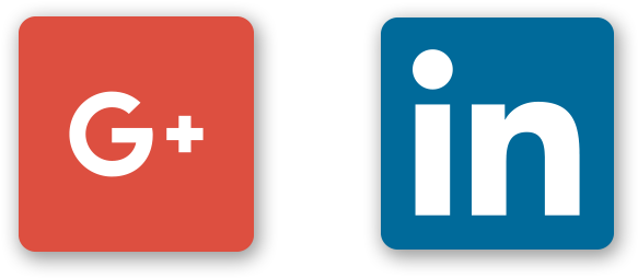 Google Linkedin Icons - Social Media 9 Icons (800x273), Png Download