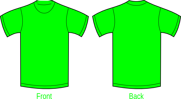 How To Set Use Plain Yellow Green Shirt Clipart - Yellow Green Plain T Shirt (600x329), Png Download
