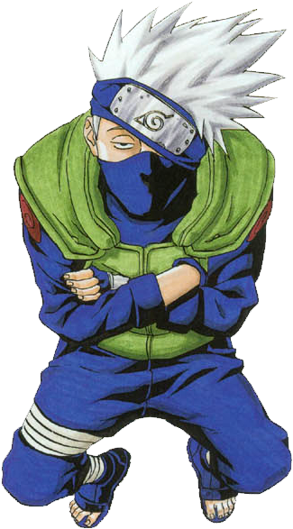 Hatake Kakashi - Naruto Artbook 1 (350x625), Png Download