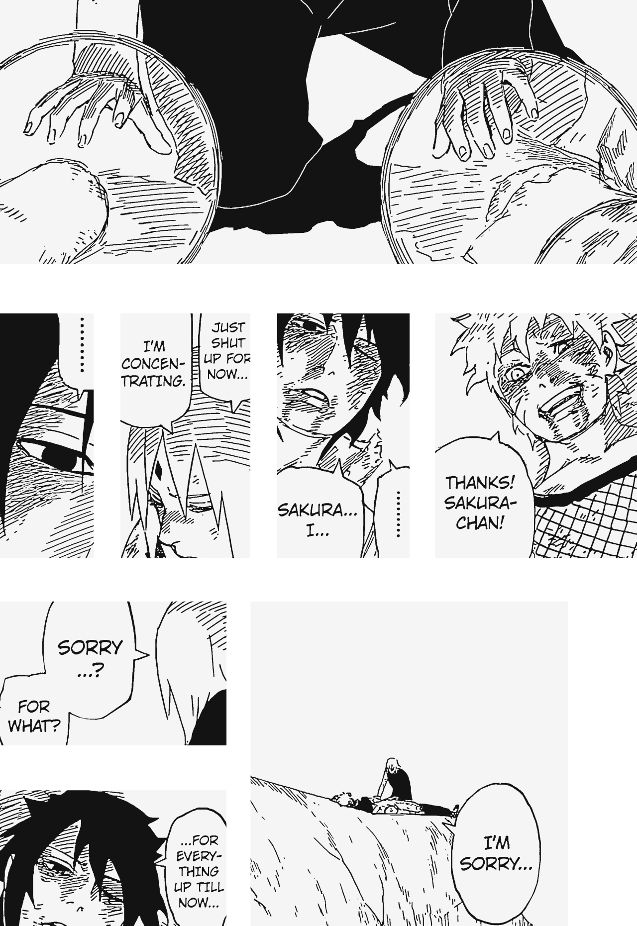• Manga Mangacap Naruto Sasuke Uchiha Naruto Uzumaki - Sakura Finds Naruto And Sasuke (1280x1861), Png Download