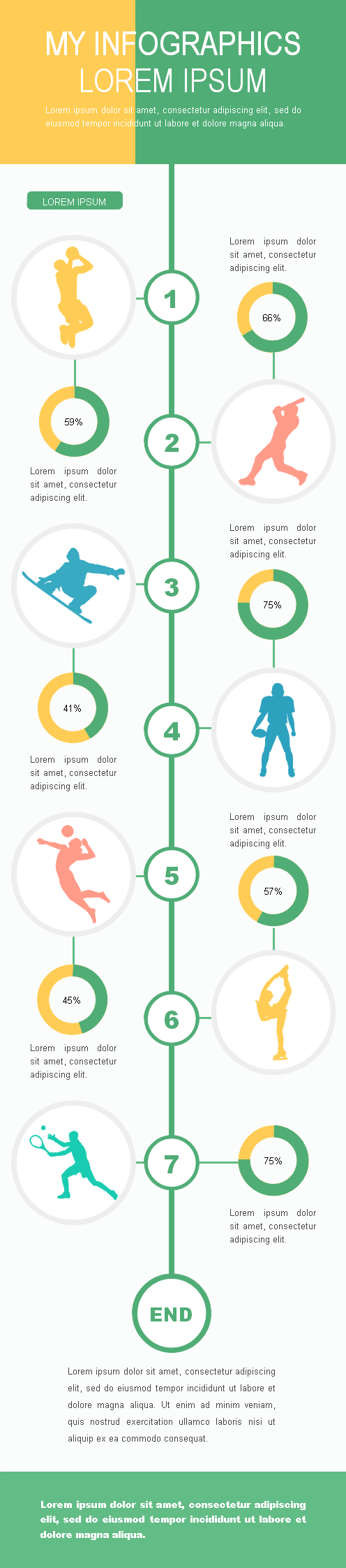 Sports Infographics Example1 - Infographic (496x2245), Png Download