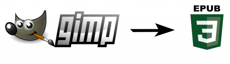 Real Fonts On Fixed-layout Epub3 Auto Export From - Practical Gimp Exercises: Doing To Understand (768x213), Png Download