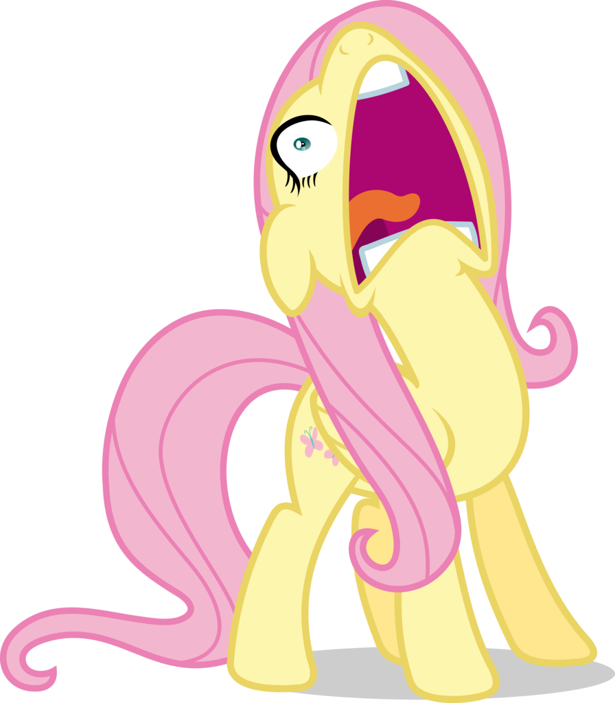 Absurd Res, Artist - My Little Pony Fluttershy Vector (896x1024), Png Download