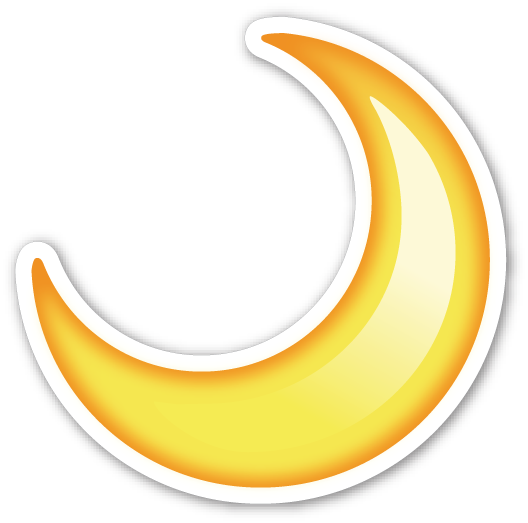Emojistickers - Com - Emoticones De Whatsapp Luna (528x523), Png Download