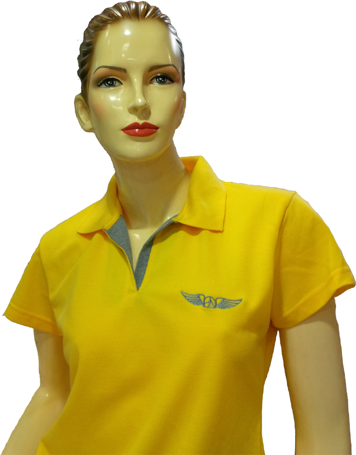 Tee Shirt M Woman Yellow - Shirt (1000x1000), Png Download