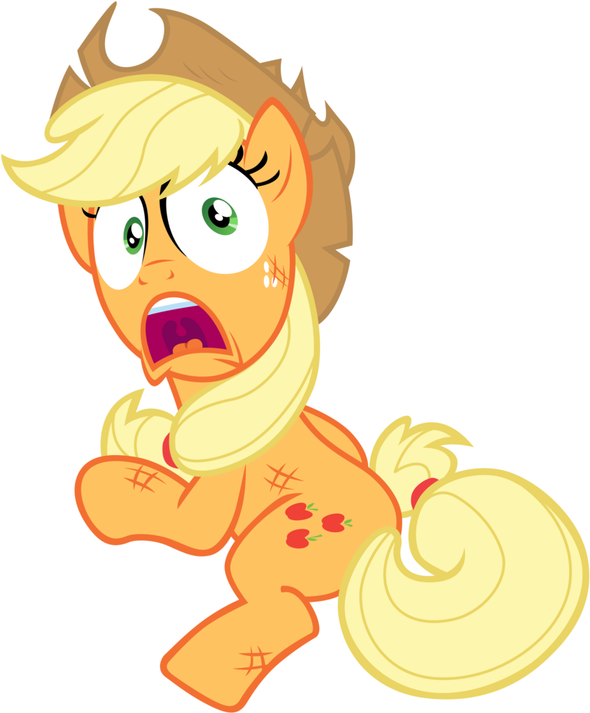 Absurd Res, Applejack, Artist - My Little Pony Applejack Standing (843x1024), Png Download