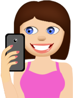 Anna Sassy Emoji Stickers For Women On Imessage Messages - Mobile Phone (408x408), Png Download