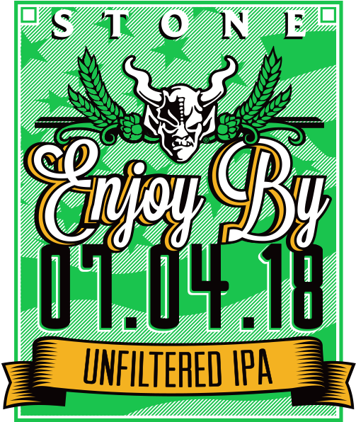 Stone Enjoy By - Stone Enjoy By 07.04 18 Unfiltered Ipa (600x600), Png Download