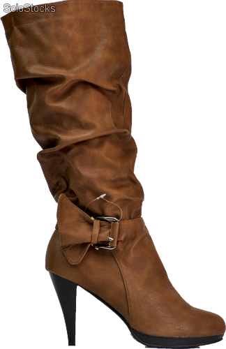 Botas Png - Knee-high Boot (324x500), Png Download