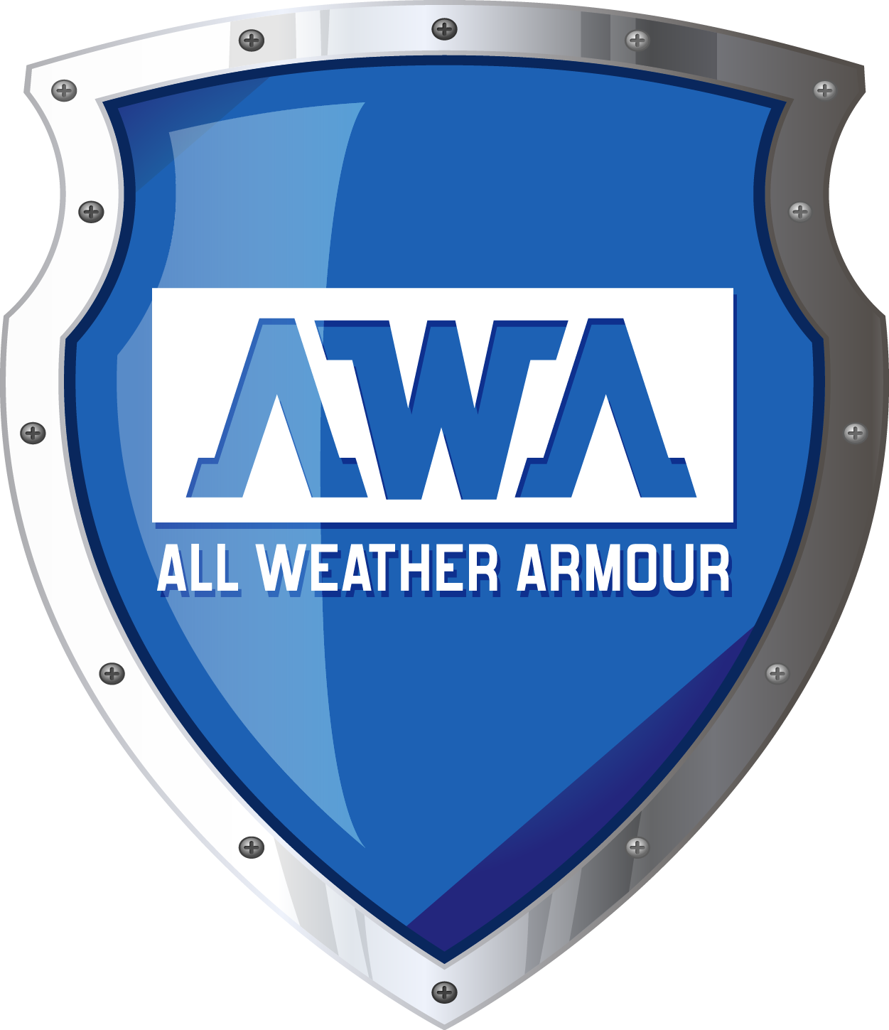 Awa Logo Shield - All Weather Armour (1251x1449), Png Download