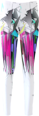 Broken Mirror By Artdream Cassandra Women's Leggings - Earrings (500x500), Png Download