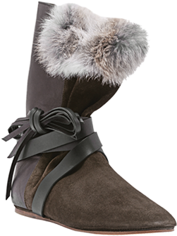 30 Bota Peluche - Knee-high Boot (250x500), Png Download