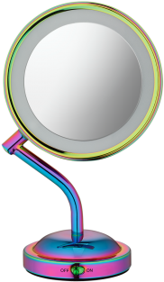 Led Lighted Mirror - Mirror (350x350), Png Download