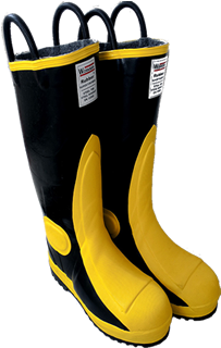 T Botas - Trajes De Bombero (350x400), Png Download