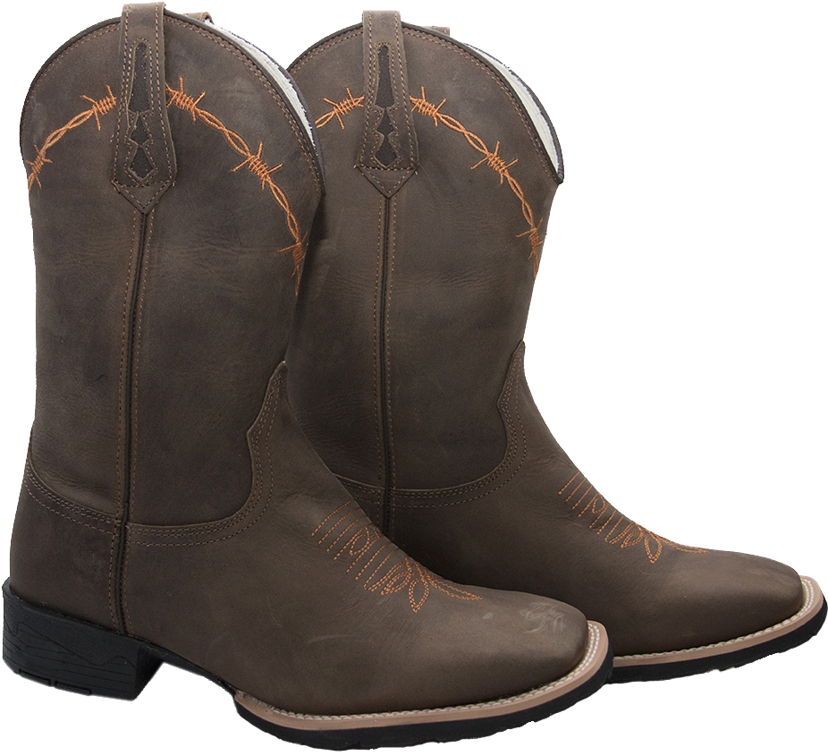 Bota Em Png - Botas Couro Texana Masculina (1000x1000), Png Download