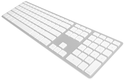 1 - Matias Wireless Aluminum Keyboard (640x346), Png Download