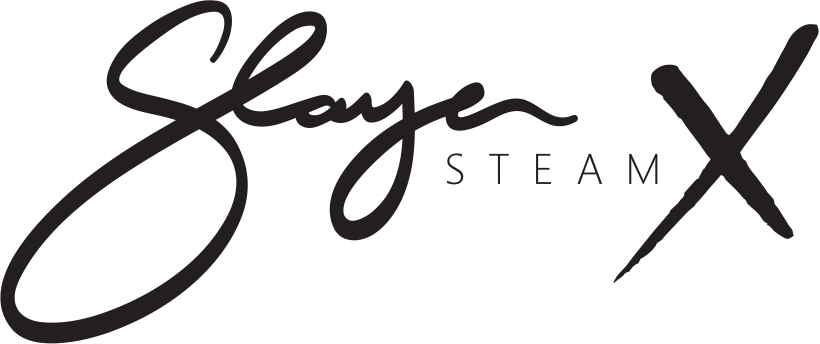 Slayer Steam X Logos - Slayer Steam X Logo (820x344), Png Download