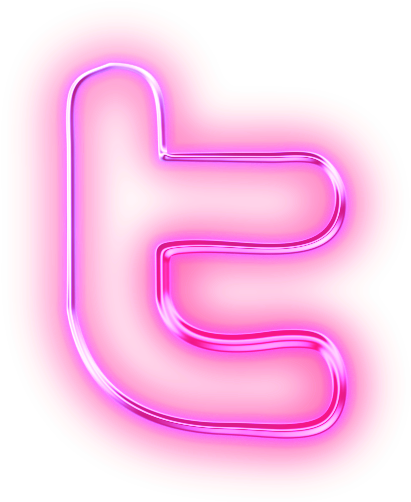 Pink Facebook And Twitter Logos - Twitter Transparent In Pink Png (511x511), Png Download