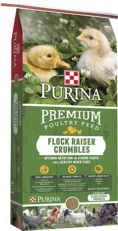 Image Flock Raiser Crumbles Bag - Purina Animal Nutrition Flock Raiser Crumbles 50lb (475x475), Png Download