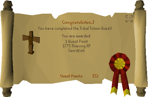 Tribal Totem Reward Scroll - Rune Mysteries Reward (488x320), Png Download