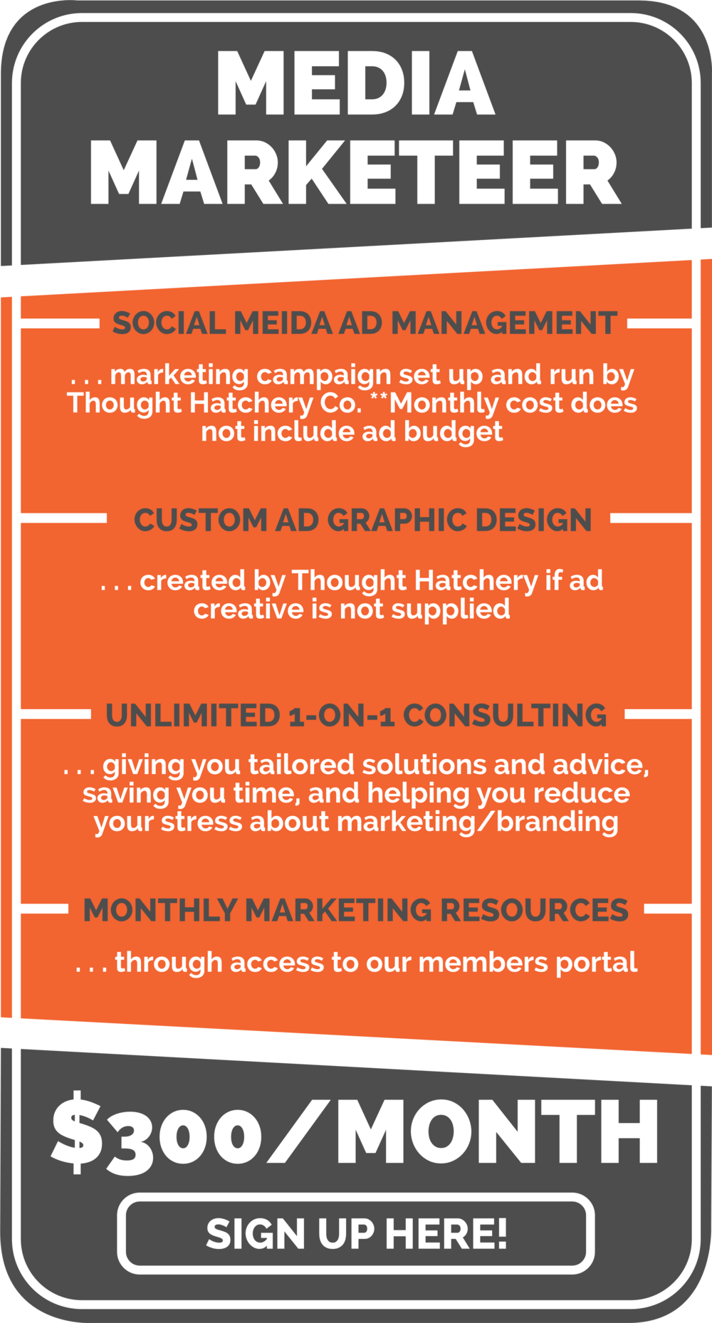 Monthly Marketeer - Marketing (1000x1858), Png Download