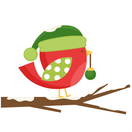 Christmas Gif - Christmas Bird Clip Art (432x432), Png Download